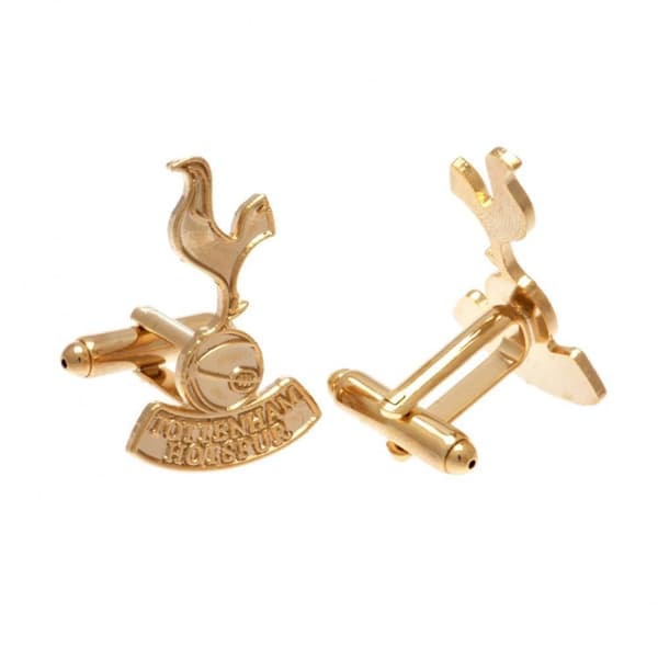 Tottenham Hotspur FC Gold Plated Cufflinks Gold One Size