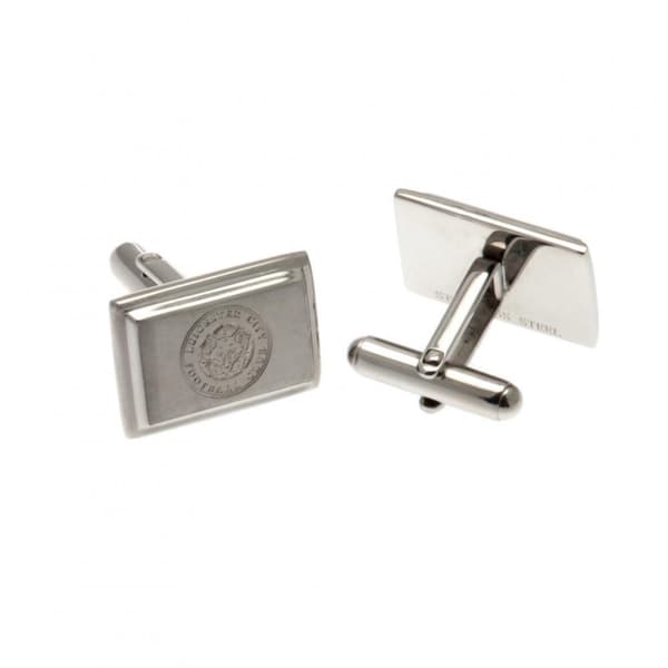 Leicester City FC Manschetknapper i rustfrit stål Silver One Size