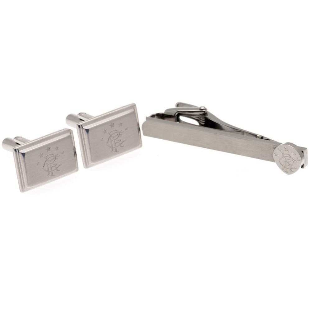 Rangers FC Tie Slide And Cufflink Set