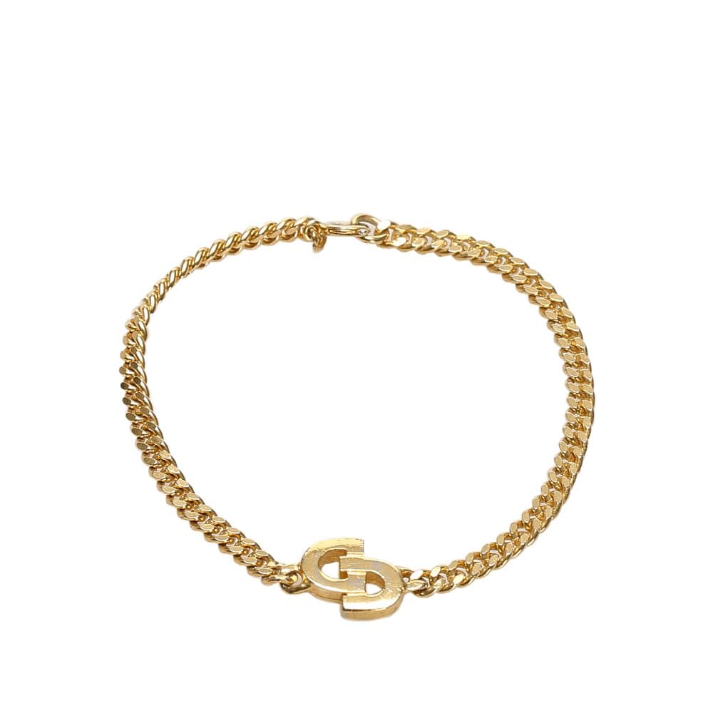 Dior Logo Chain Bracelet Gold