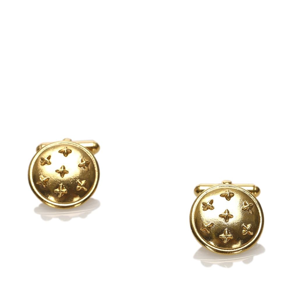 Chanel Gold-tone Cufflink Gold