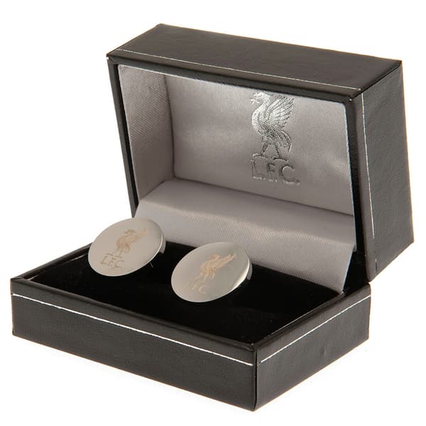 Liverpool FC Round Stainless Steel Cufflinks
