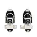 Miniatyrbillede 1 af 5: Pre-owned Louis Vuitton Sterling Silver Trunk Latch Cufflinks Silver