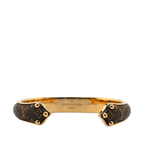 Pre-owned Louis Vuitton Monogram Sweet Dreams Cuff Bracelet Brown