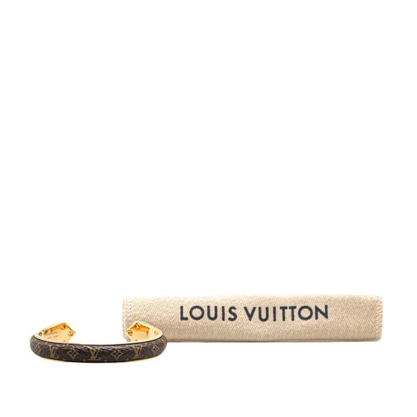 Pre-owned Louis Vuitton Monogram Sweet Dreams Cuff Bracelet Brown