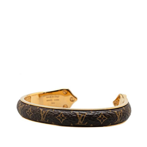 Pre-owned Louis Vuitton Monogram Sweet Dreams Cuff Bracelet Brown