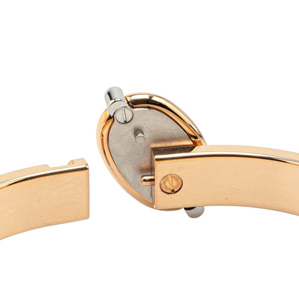Pre-owned Hermès Enamel Mini Clic Chaine d'Ancre Bracelet PM Yellow