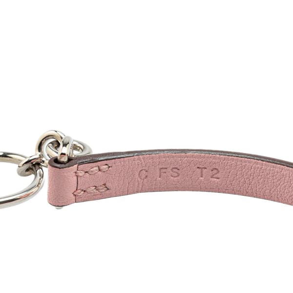 Pre-owned Hermès Leather Etelier Double Tour Bracelet Pink