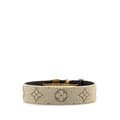 Miniatyrbild 3 av 6: Pre-owned Louis Vuitton Monogram Mini Lin Wish Bracelet Brown