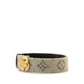 Miniatyrbild 2 av 6: Pre-owned Louis Vuitton Monogram Mini Lin Wish Bracelet Brown