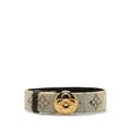 Miniatyrbild 1 av 6: Pre-owned Louis Vuitton Monogram Mini Lin Wish Bracelet Brown