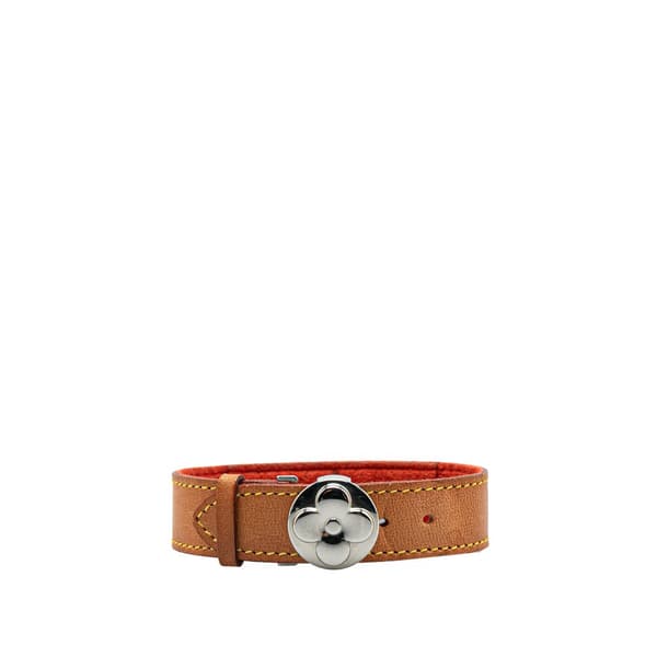 Pre-owned Louis Vuitton Monogram Wish Bracelet Brown