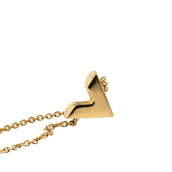 Pre-owned Louis Vuitton Gold Plated Essential V Bracelet Gold