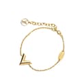 Miniatyrbilde 2 av 7: Pre-owned Louis Vuitton Gold Plated Essential V Bracelet Gold