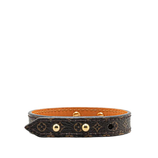 Pre-owned Louis Vuitton Monogram Logomania Bracelet Brown
