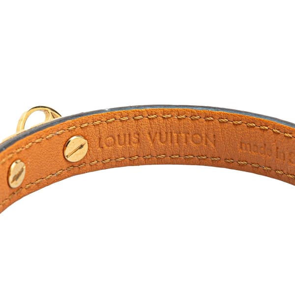 Pre-owned Louis Vuitton Monogram Logomania Bracelet Brown