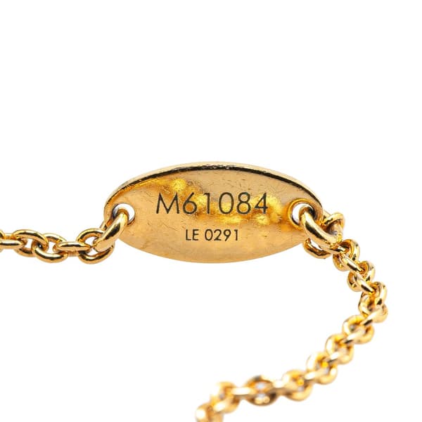 Pre-owned Louis Vuitton Gold Plated Essential V Bracelet Gold