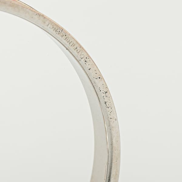 Pre-owned Hermès Leather Kelly Cadena Lock Bangle Bracelet Brown