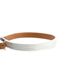 Pikkukuva 8 / 9: Pre-owned Hermès Epsom Behapi Single Tour Bracelet White