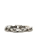 Miniatyrbilde 3 av 5: Pre-owned Louis Vuitton Silver Monogram Chain Link Bracelet Silver