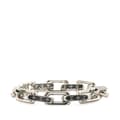 Miniatyrbilde 2 av 5: Pre-owned Louis Vuitton Silver Monogram Chain Link Bracelet Silver