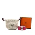 Pikkukuva 8 / 8: Pre-owned Hermès Chevre Chamkila Kelly Twist Bracelet PM T2 Pink