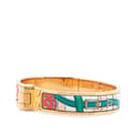Pikkukuva 2 / 6: Pre-owned Hermès Narrow Enamel Hinge Bracelet GM Red