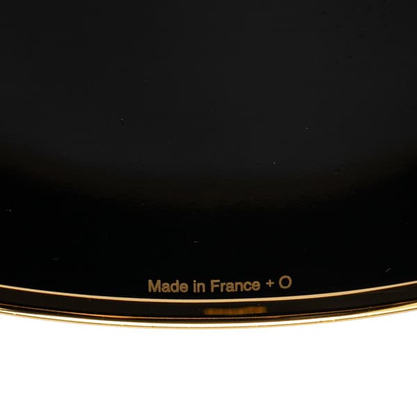 Pre-owned Hermès Extra Wide Brandebourgs Enamel Bangle 70 Brown