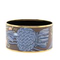 Miniatyrbilde 2 av 6: Pre-owned Hermès Extra Wide Brandebourgs Enamel Bangle 70 Brown