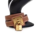 Miniatyrbild 9 av 10: Pre-owned Hermès Swift O Kelly Double Tour Bracelet Brown