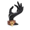Miniatyrbild 1 av 10: Pre-owned Hermès Swift O Kelly Double Tour Bracelet Brown