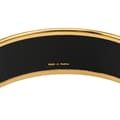 Miniatyrbilde 4 av 6: Pre-owned Hermès Wide Printed Enamel Bangle 65 Blue