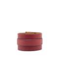 Miniatyrbild 3 av 8: Pre-owned Hermès Epsom Manchette Drag Bracelet Red