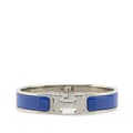 Pikkukuva 1 / 7: Pre-owned Hermès Narrow Enamel Clic H Bracelet PM Blue