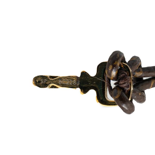 Pre-owned Louis Vuitton Monogram Padlock Bracelet Brown