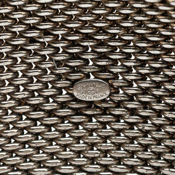 Pre-owned Chanel Silver CC Metal Mesh Bracelet Silver