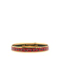 Miniatyrbild 1 av 5: Pre-owned Hermès Narrow Enamel Anchor Bangle 65 Red