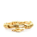 Pikkukuva 1 / 6: Pre-owned Chanel Gold Plated CC Engraved Cross Bracelet Gold
