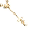 Pikkukuva 6 / 7: Pre-owned Louis Vuitton Gold Plated Faux Pearls Chain Bracelet Gold