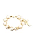 Pikkukuva 1 / 7: Pre-owned Louis Vuitton Gold Plated Faux Pearls Chain Bracelet Gold