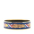 Pikkukuva 2 / 5: Pre-owned Hermès Wide French Flag Enamel Bangle 65 Blue