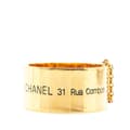 Miniatyrbilde 2 av 5: Pre-owned Chanel Gold Plated Rue Cambon Telephone Cuff Gold