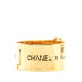 Miniatyrbilde 1 av 5: Pre-owned Chanel Gold Plated Rue Cambon Telephone Cuff Gold