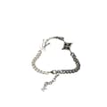 Miniatyrbilde 3 av 6: Pre-owned Louis Vuitton Silver Plated LV Instinct Bracelet Silver