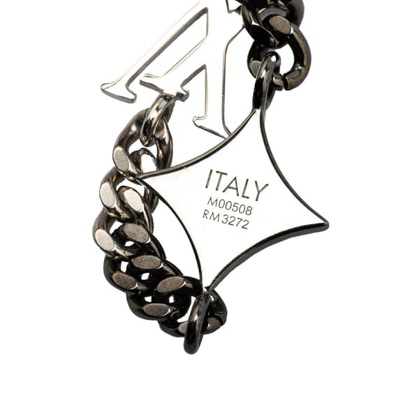 Pre-owned Louis Vuitton Silver Plated LV Instinct Bracelet Silver