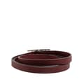 Miniatyrbilde 3 av 8: Pre-owned Hermès Leather Behapi Triple Tour Bracelet Red