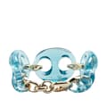Miniatyrbild 3 av 7: Pre-owned Gucci Plastic Marina Chain Bracelet Blue