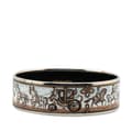Miniatyrbild 1 av 6: Pre-owned Hermès Wide Carriage Enamel Bangle 65 White