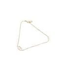 Miniatyrbilde 2 av 5: Pre-owned Dior Gold Plated CD Logo Rhinestones Bracelet Gold
