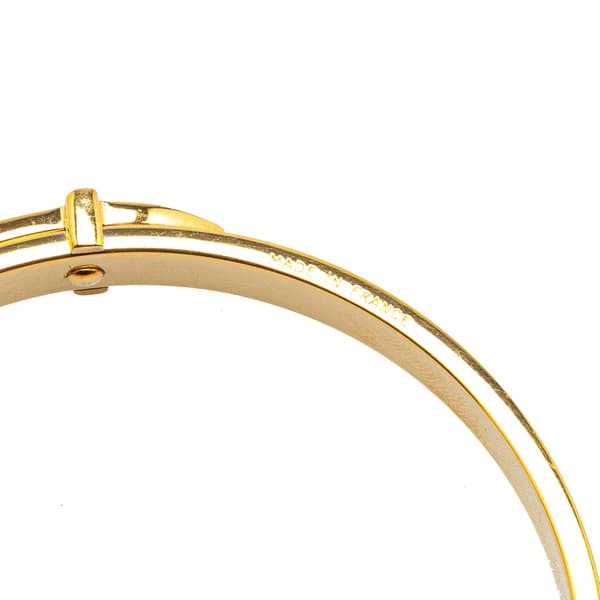 Pre-owned Hermès Swift Buckle Bracelet Purple